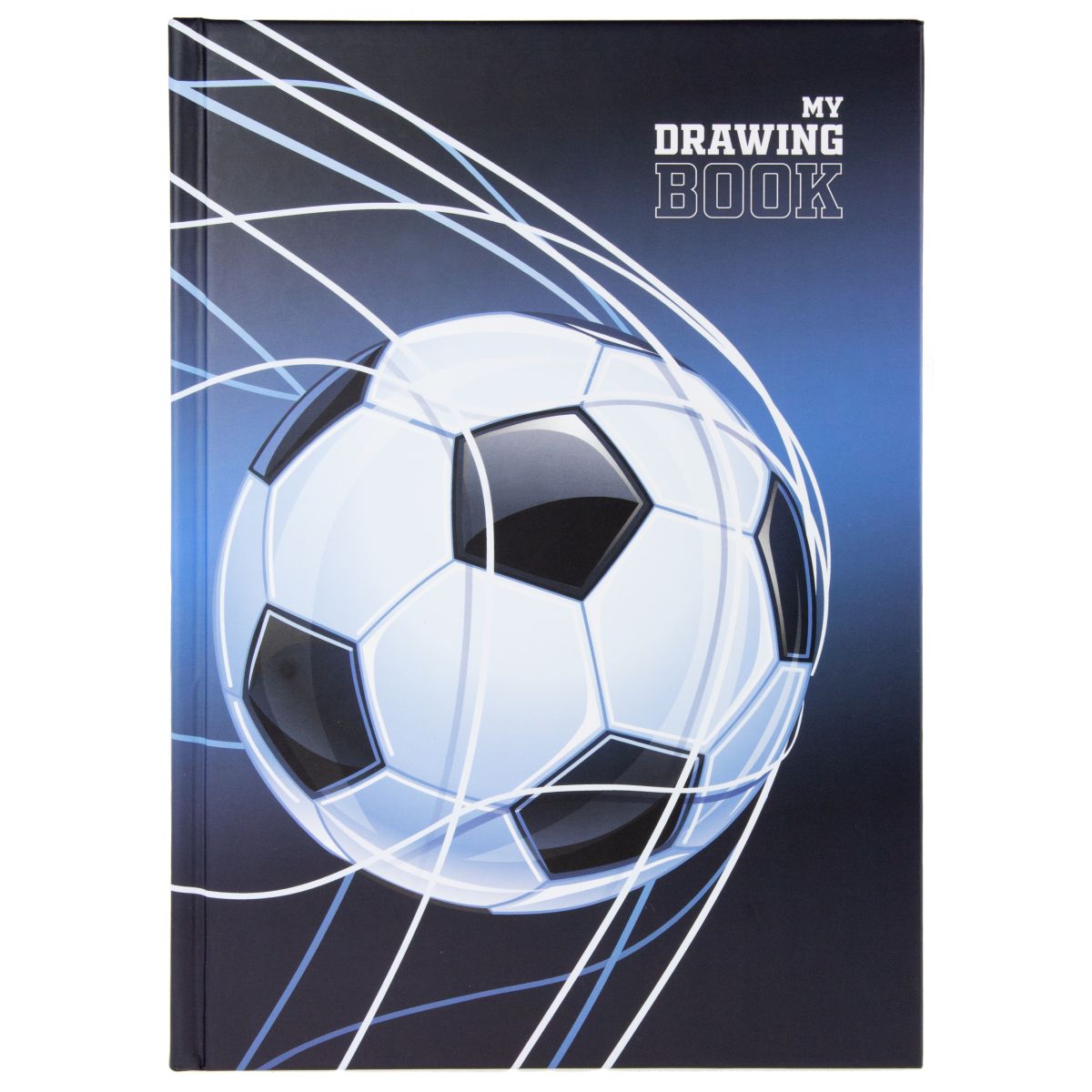 Tegnebok 72 Hvite Ark 120G Blå