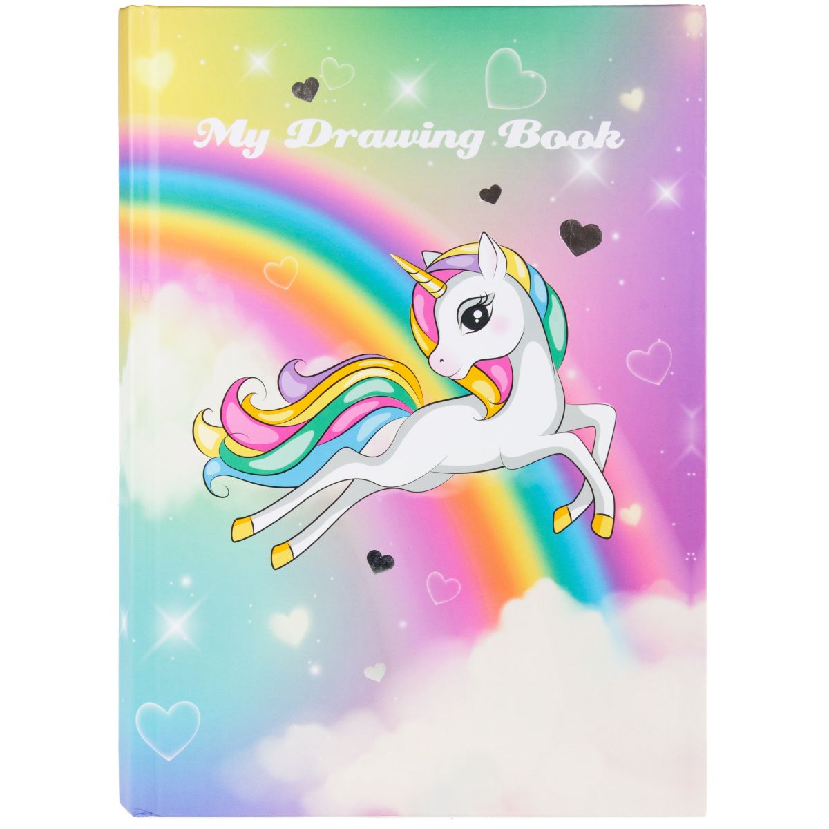 Tegnebok 72 Hvite Ark 120G Rosa