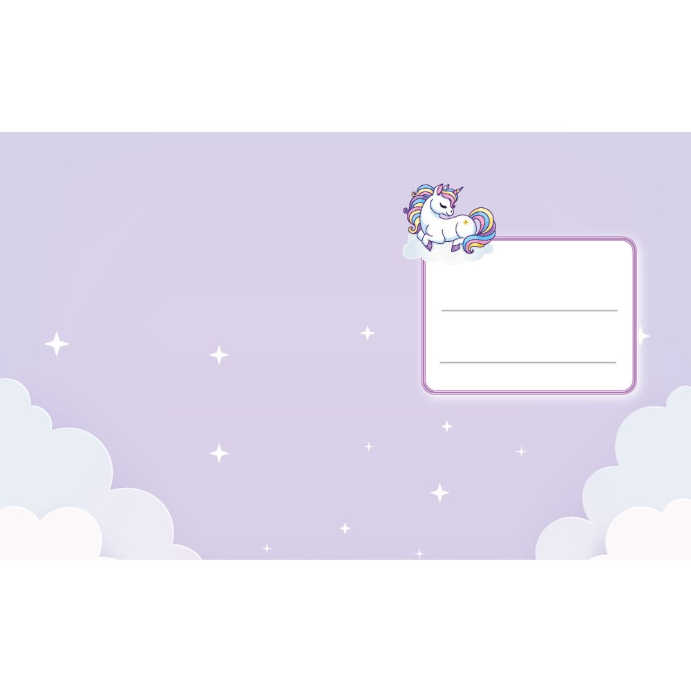 Dagbok m/Lås Enhjørning/Regnbue Tinka