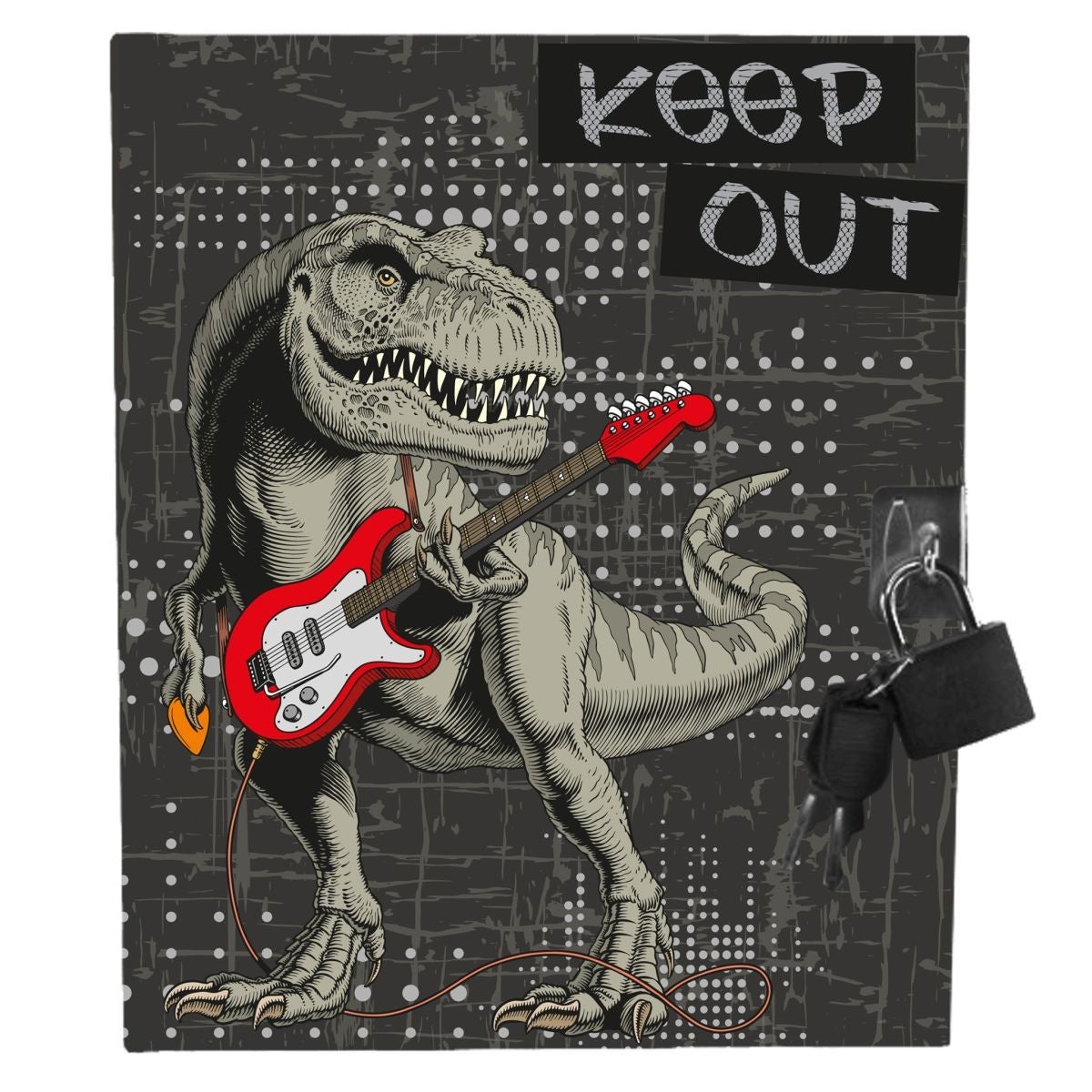 Dagbok m/Lås Dinosaur Tinka