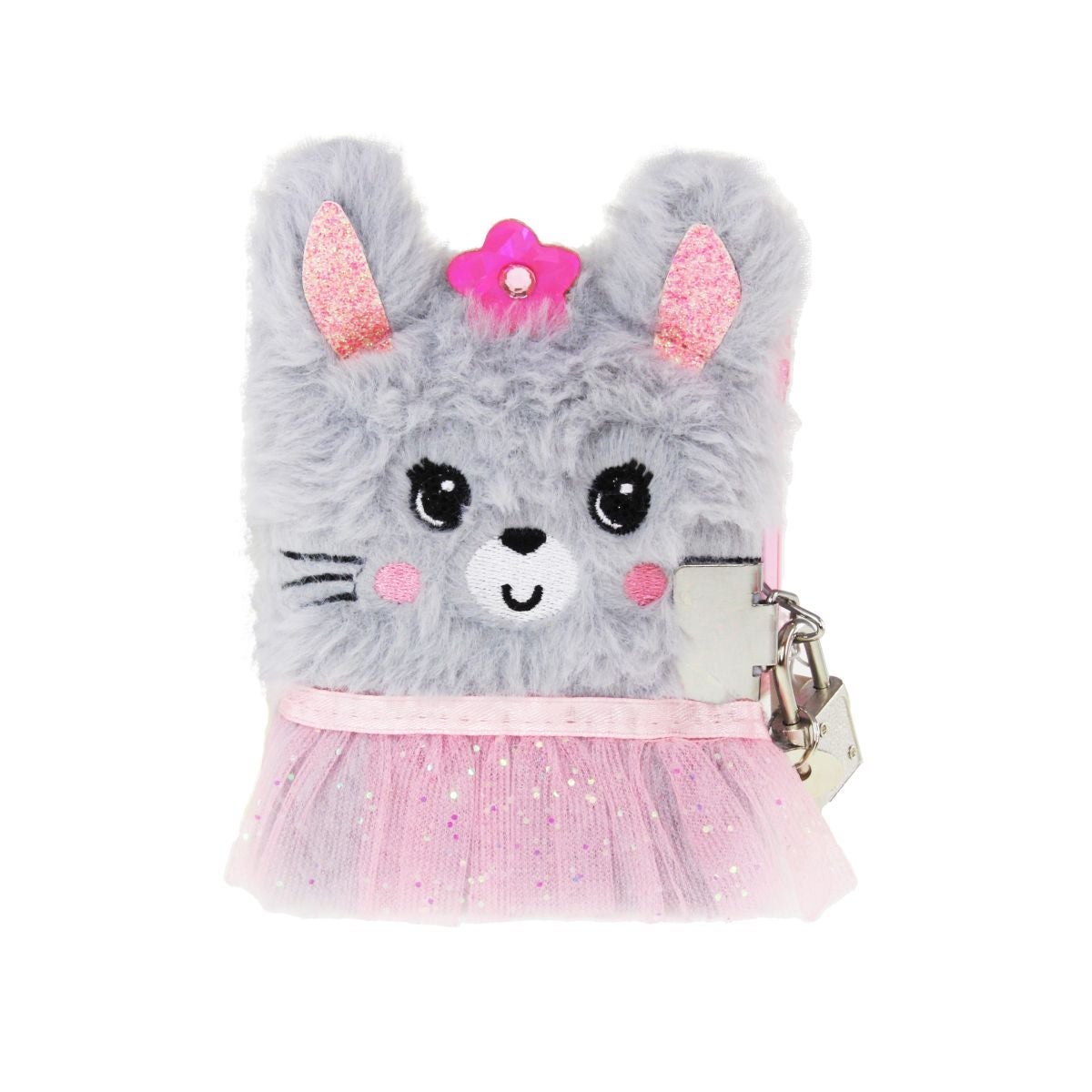 Dagbok Mini Kanin Grå 10,8x8,5cm Tinka