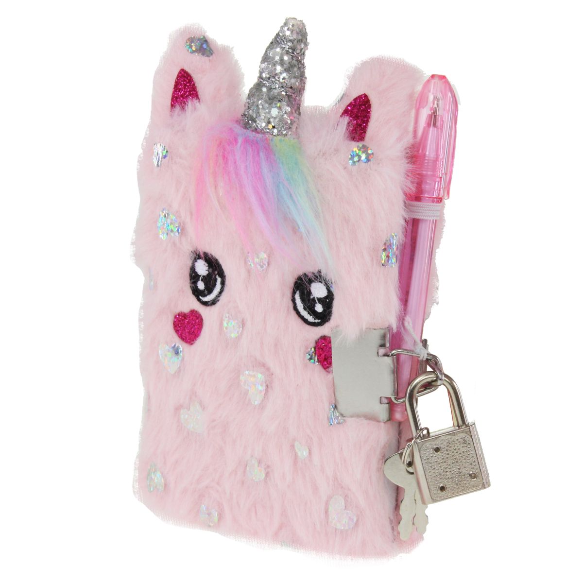 Dagbok Mini Unicorn Rosa 10,8x8,5cm Tinka