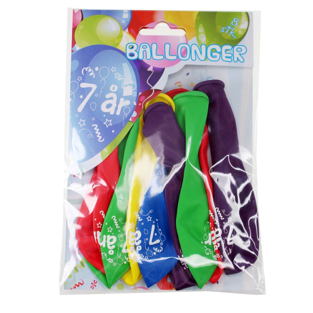 Ballonger 7år 8pk