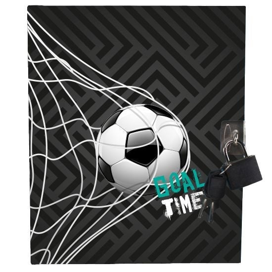 Dagbok m/Lås Fotball Tinka