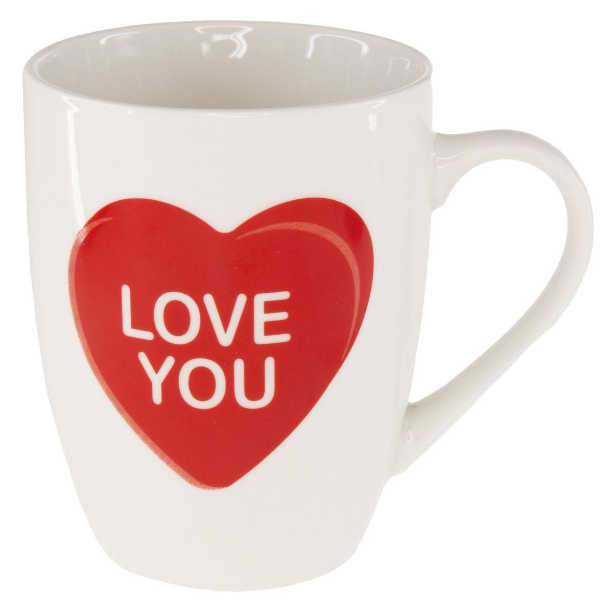 Krus Valentine m/rødt hjerte