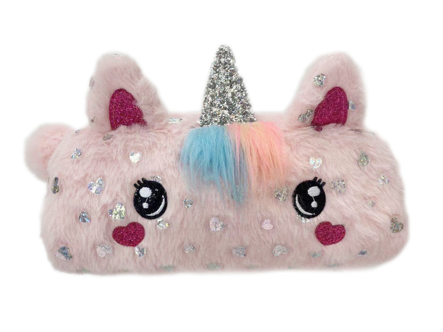 Posepennal Fluffy Unicorn Hjerte Cool School