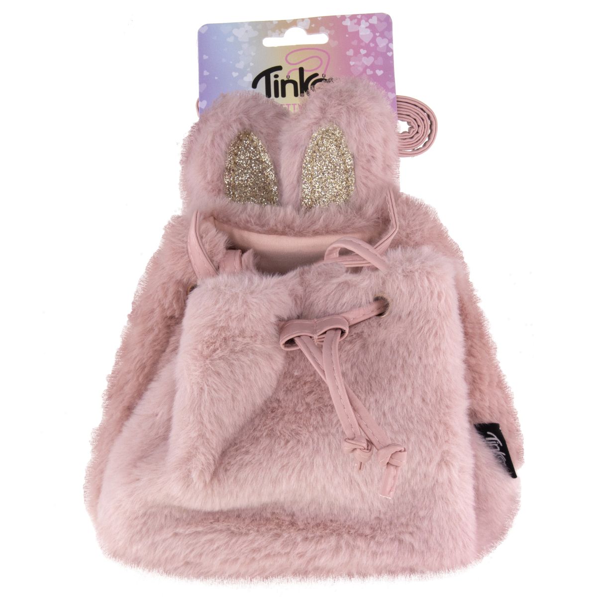 Veske Plysj Kanin Rosa Tinka Pretty