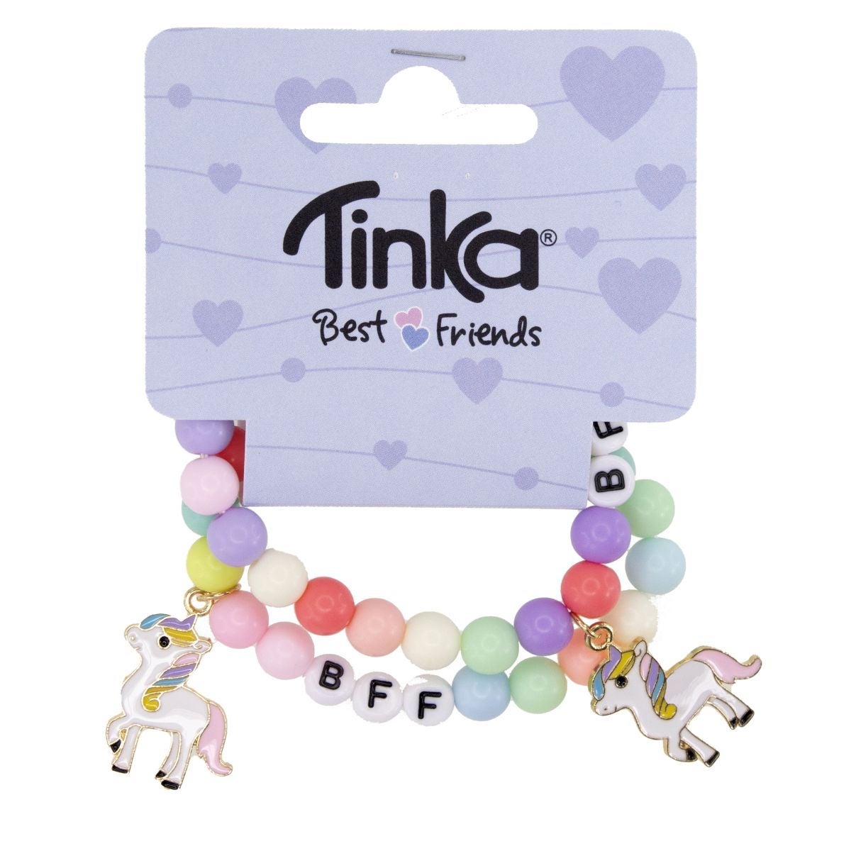 Armbånd BFF Perler 2 Stk Unicorn Tinka Best Friend