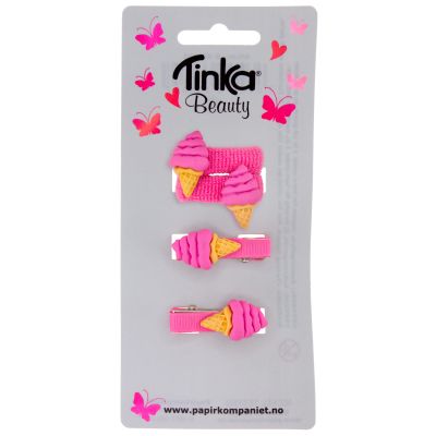 Hårklips/hårstrikk Iskrem Tinka Beauty