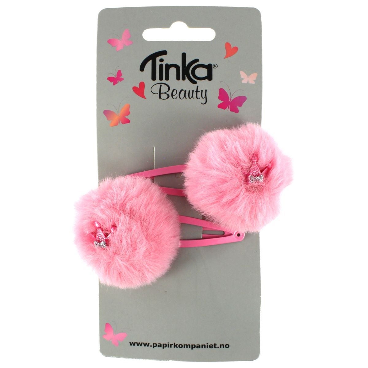 Hårklips Dusk m/krone 2 Stk