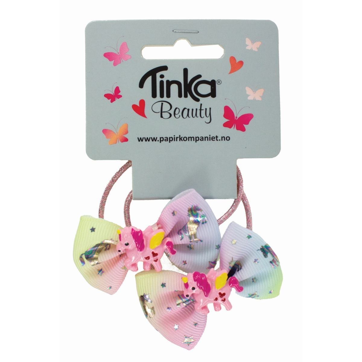 Hårstrikk Unicorn Rosa 2 Stk