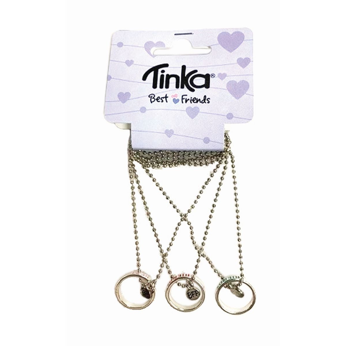 Kjede 3stk Ring Bff Tinka Best Friends
