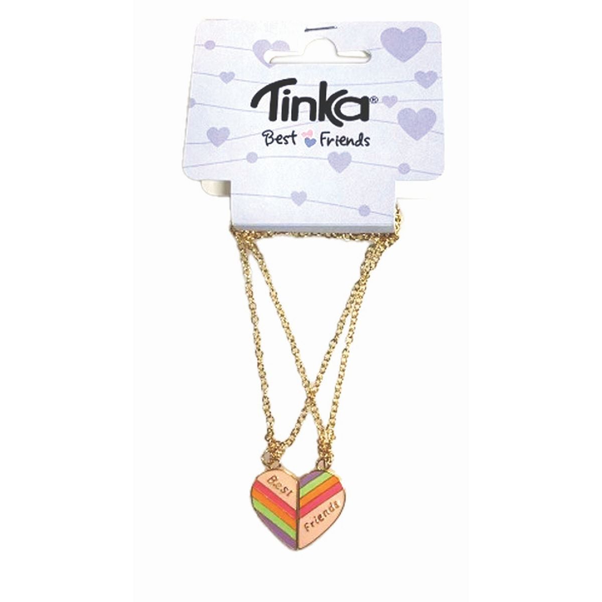 Kjede 2stk Hjerte Tinka Best Friends