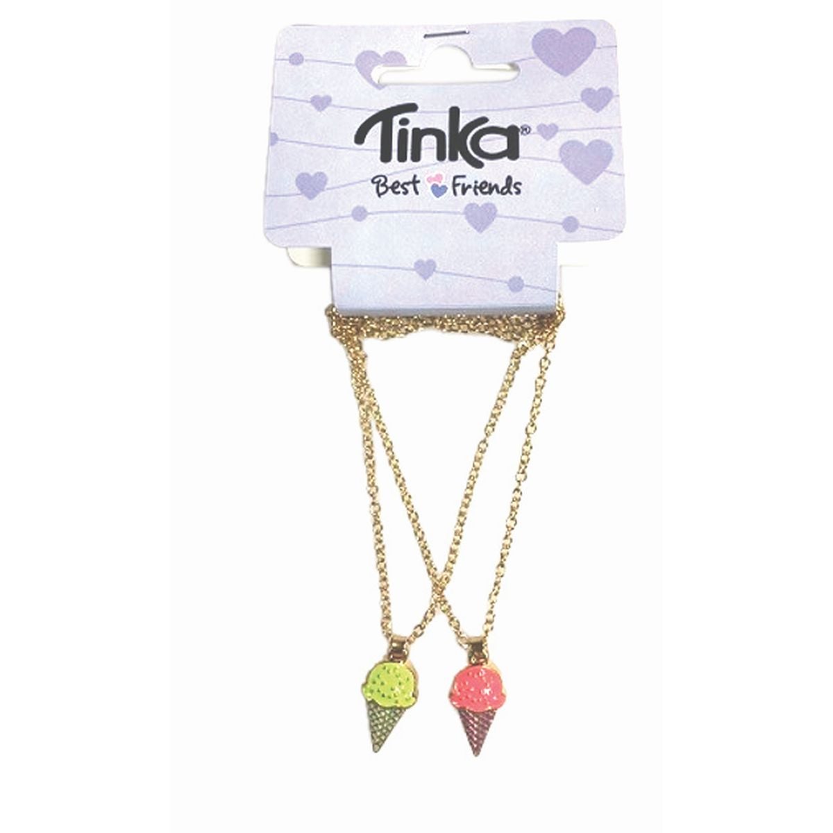 Kjede 2stk Iskrem Tinka Best Friends