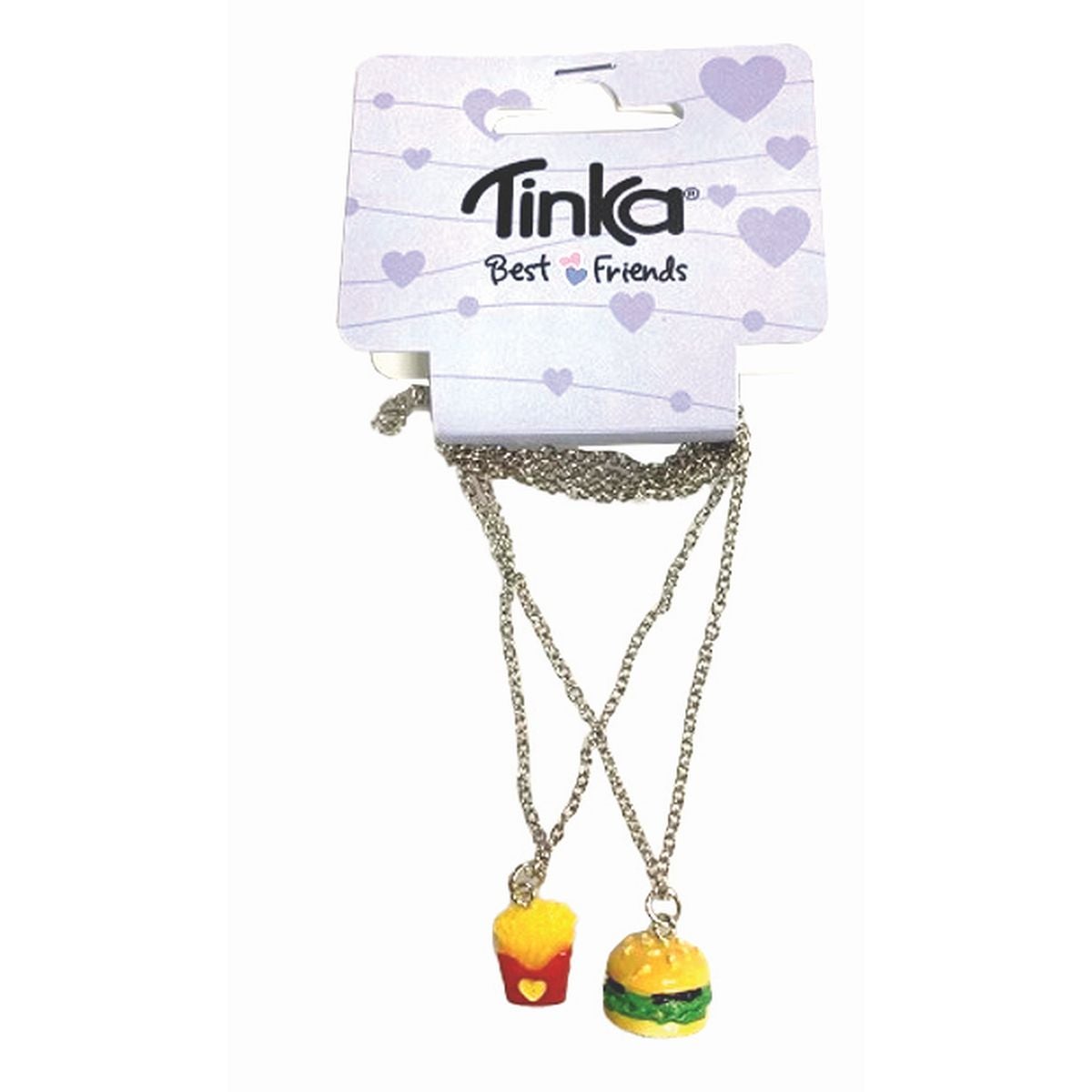 Kjede 2stk Hamburger/Pommes Frites Tinka