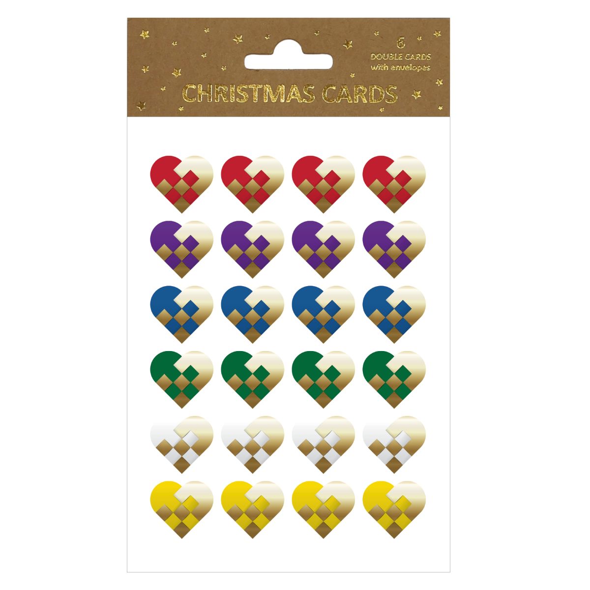 Juleklistremerker 2 Ark Julekurver