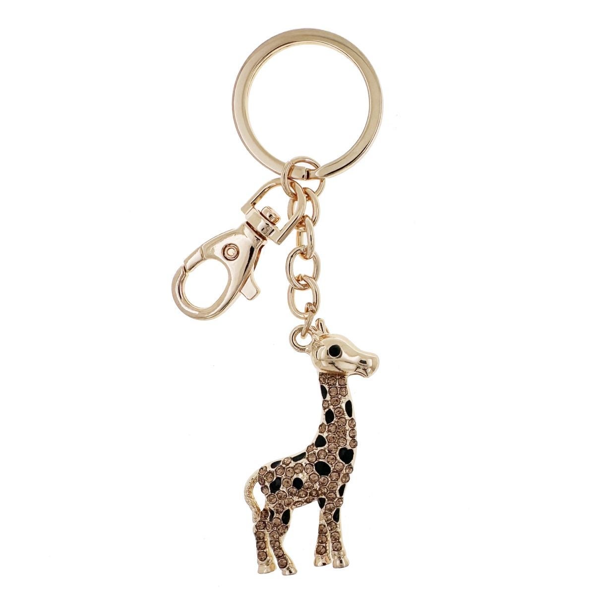 Nøkkelring/Bag Charm Sjiraff