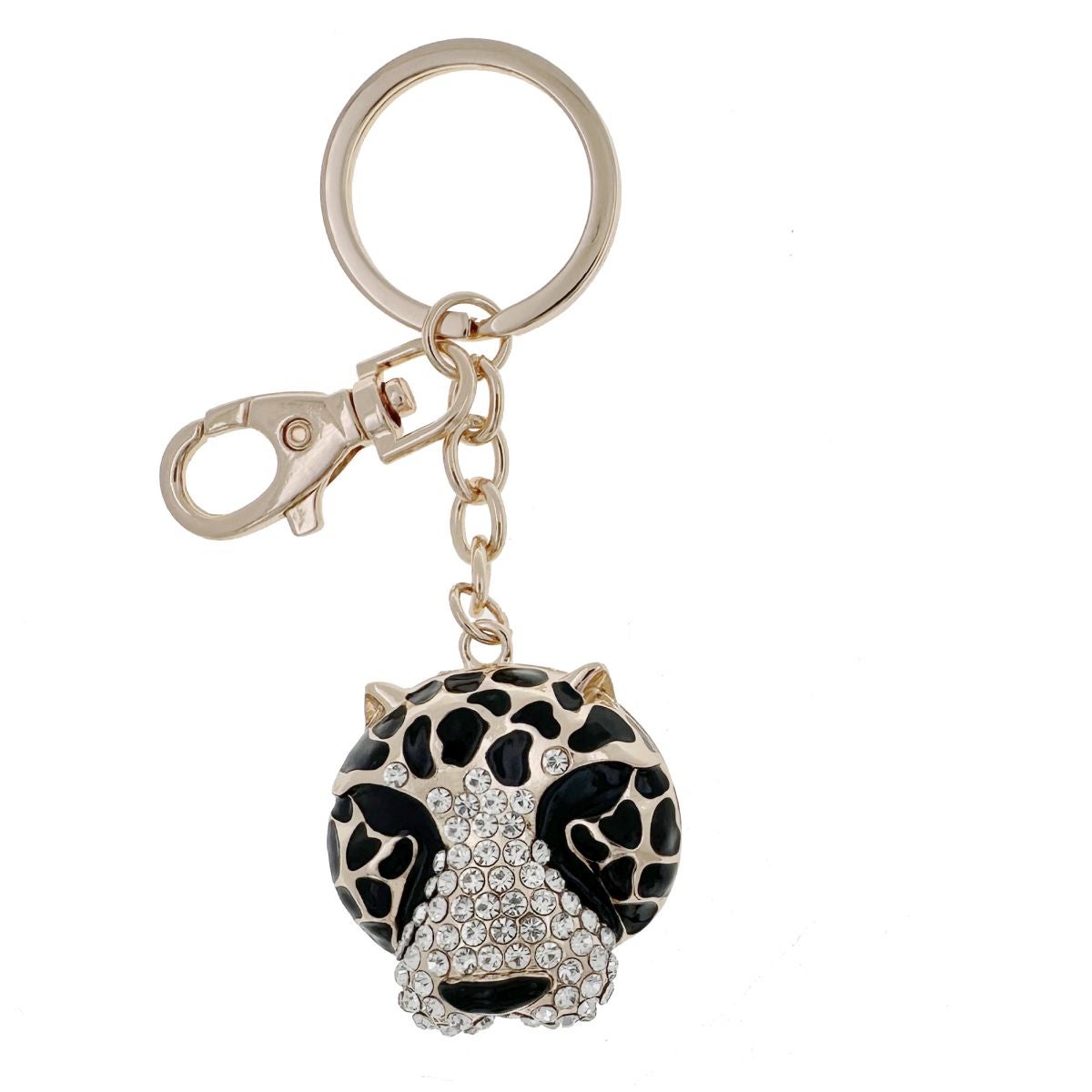 Nøkkelring/Bag Charm Leopard