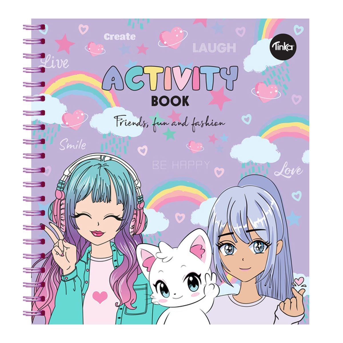 Aktivitetsbok Friends Fun And Fashion 20,5x22cm