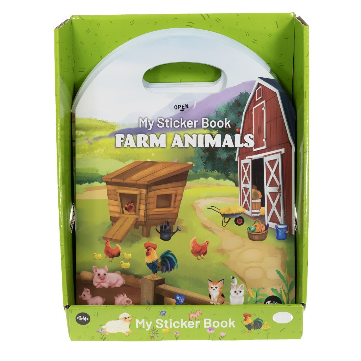 Stickersbok Bondegård 23/70x30cm Tinka