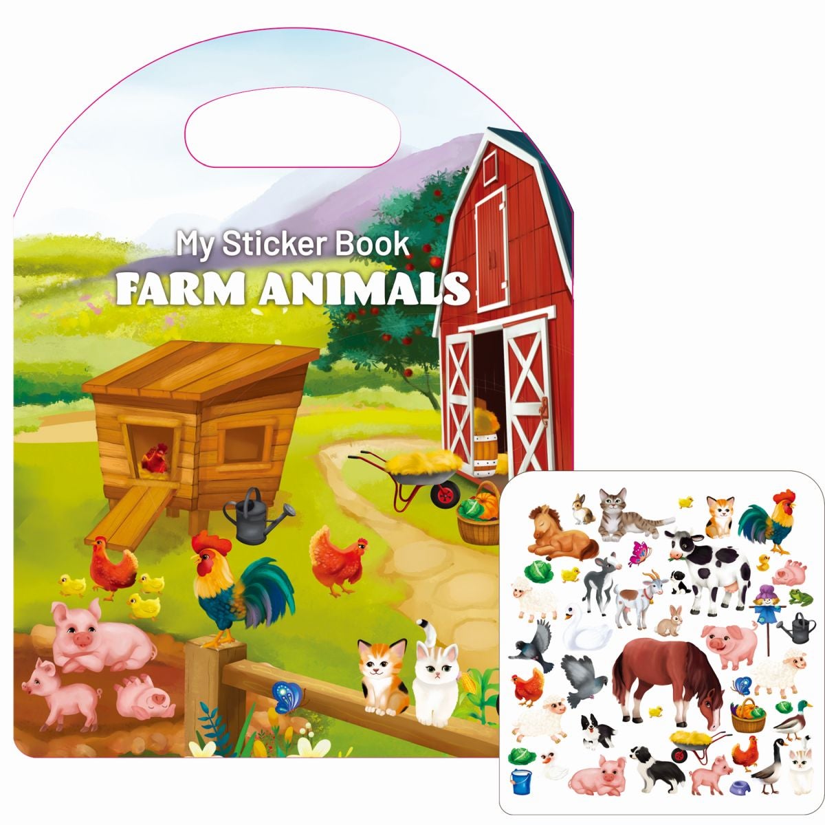 Stickersbok Bondegård 23/70x30cm Tinka