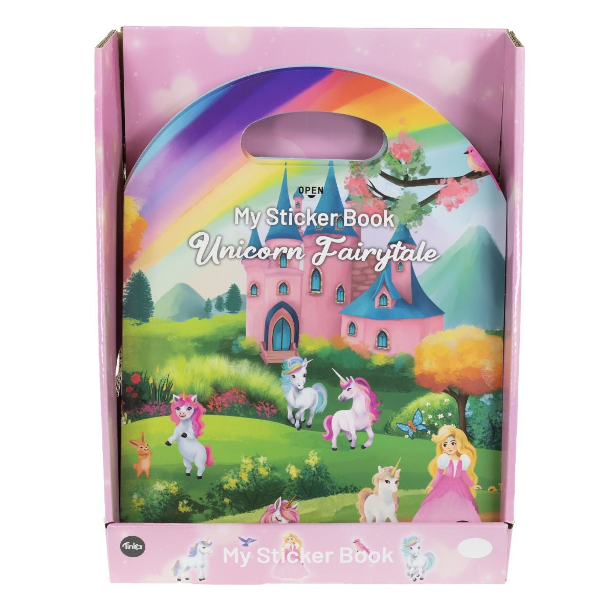 Stickersbok Unicorn 23/70x30cm Tinka