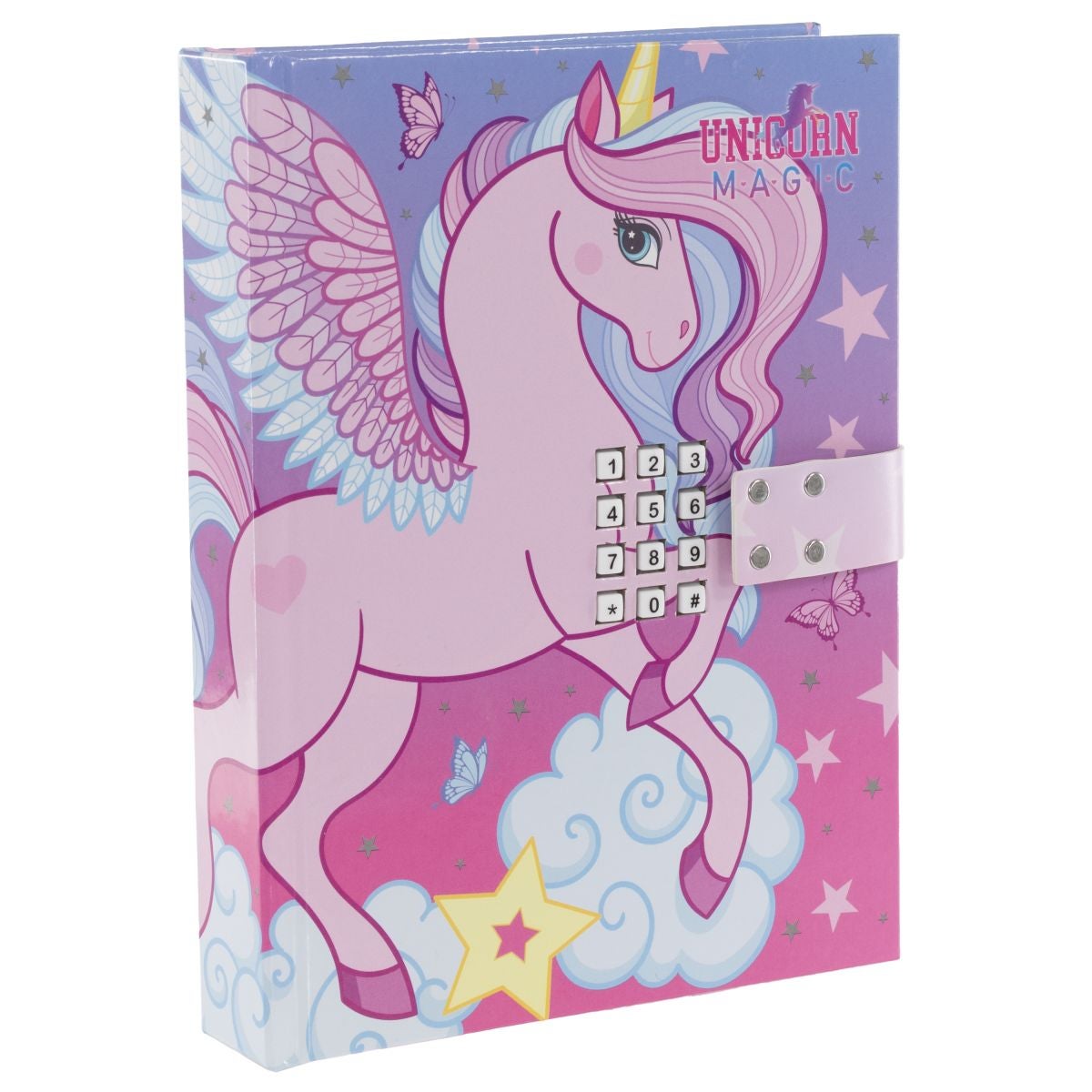 Dagbok m/kodelås Pegasus Tinka