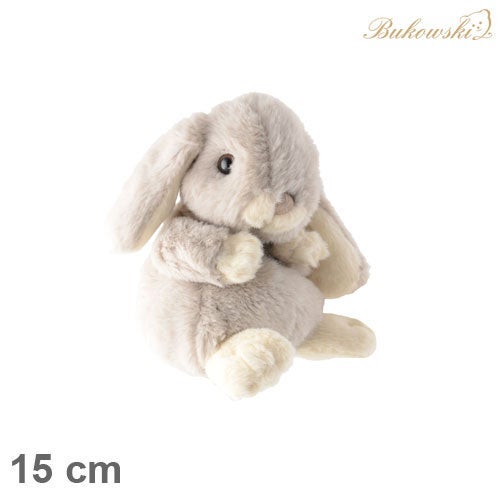 Kanin plysj 15cm pale blue