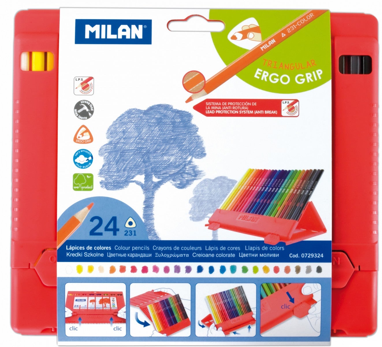 Fargeblyanter Milan 24 Pk