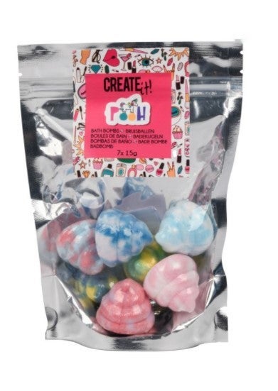 Create It Bath Bomb Mini Unicorn Pooh 7pk