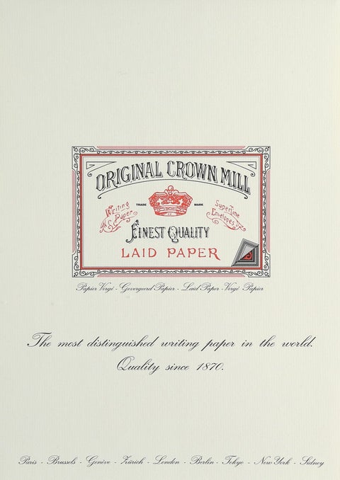 Brevpapir Crown mille A4 100g (50)