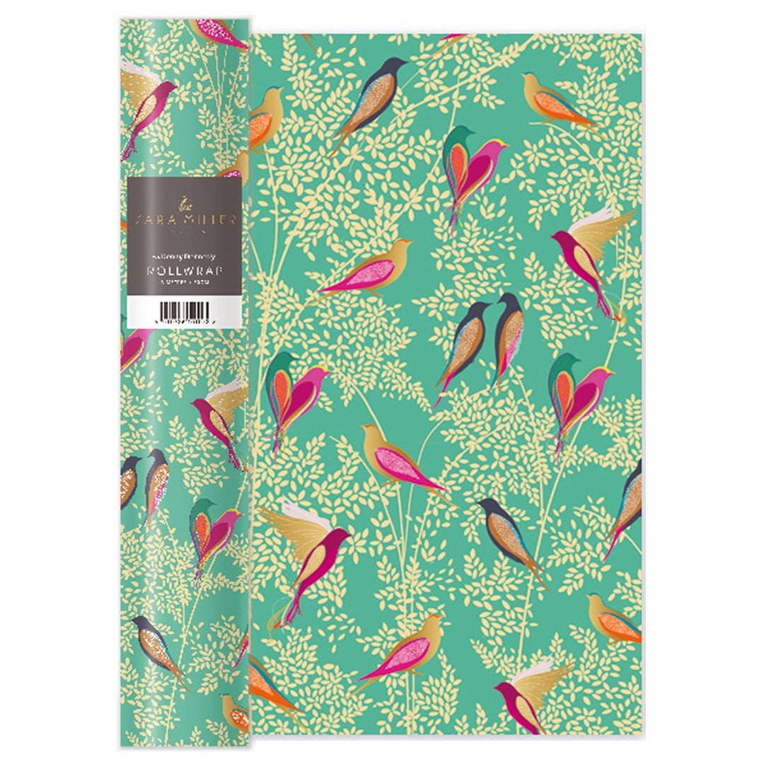 Gavepapir 3m x 70cm Birds