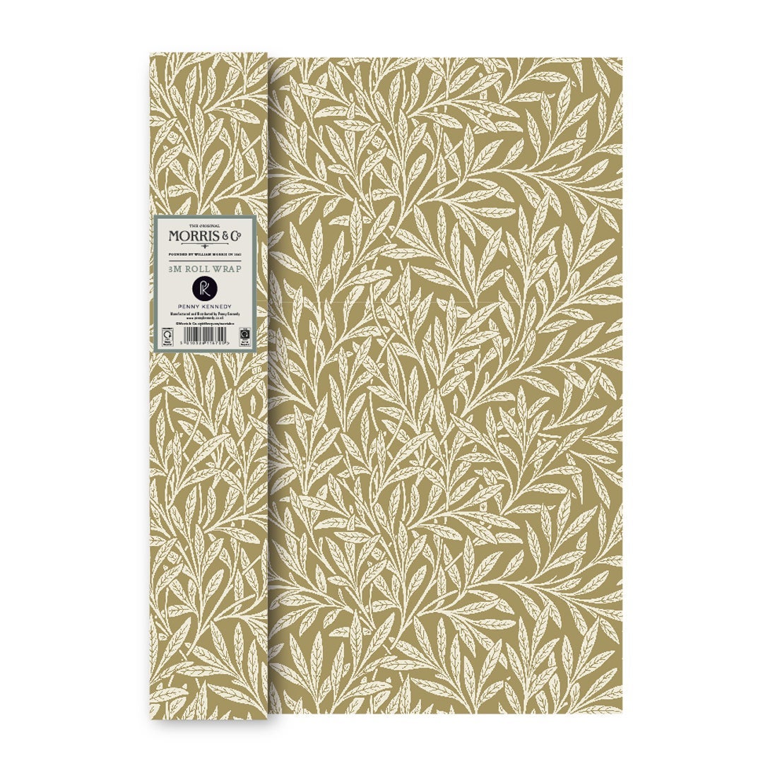 Gavepapir 3m Willow Gold