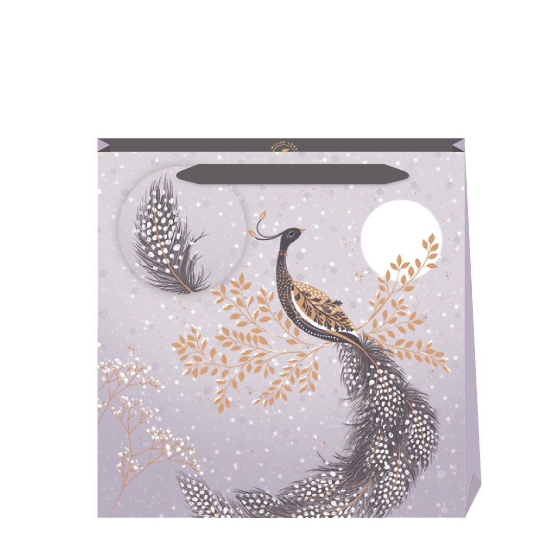 Gavepose Winter Snow Peacock M