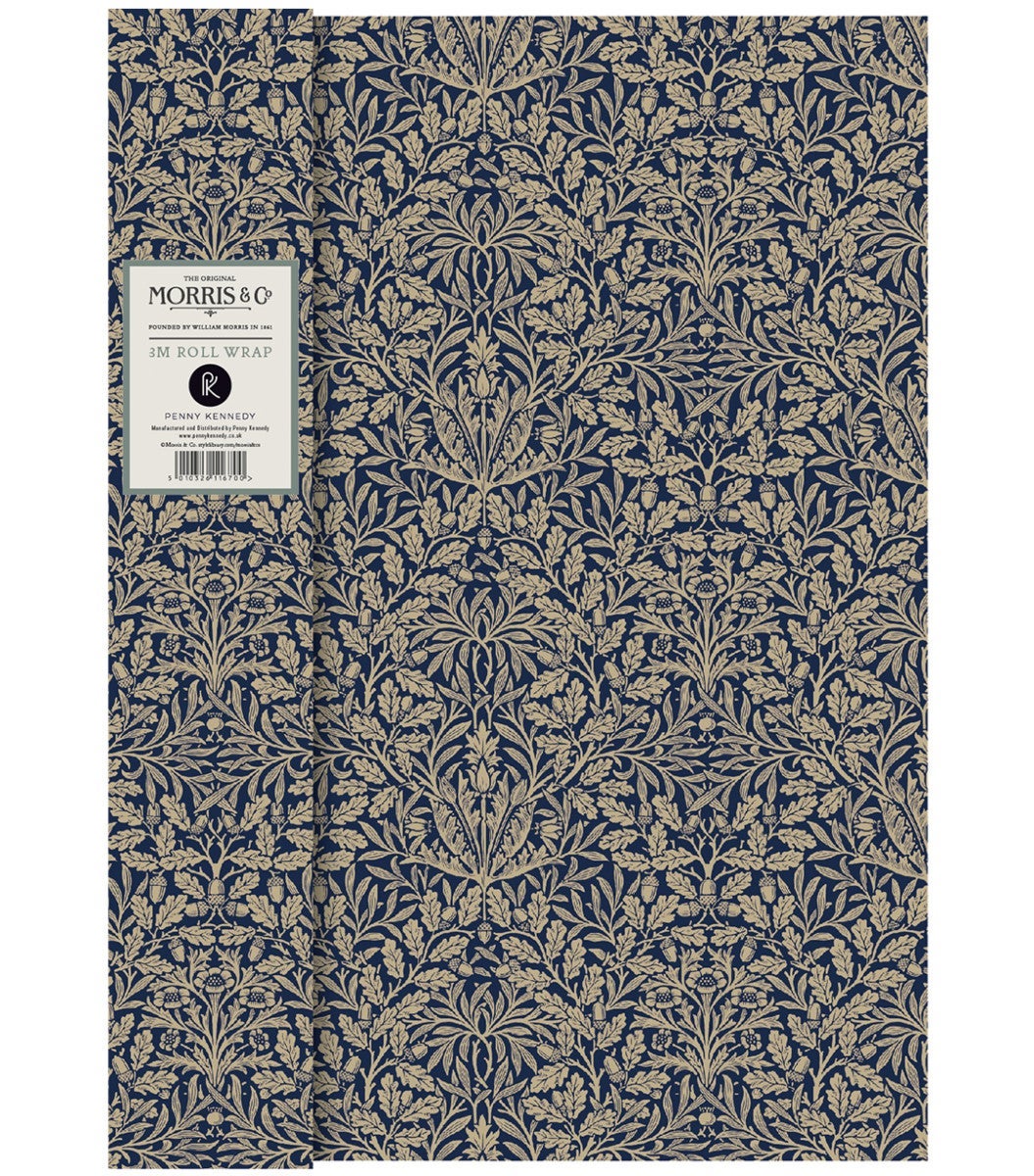 Gavepapir 3m Acorn Blue