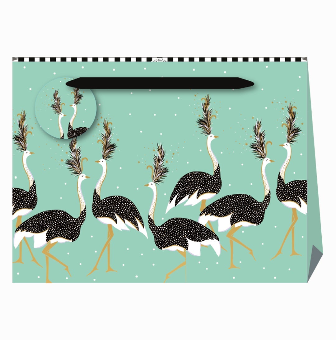 Gavepose SM Dancing Ostriches Shopper