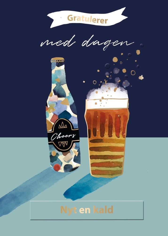 Kort Diego Flaske og glass