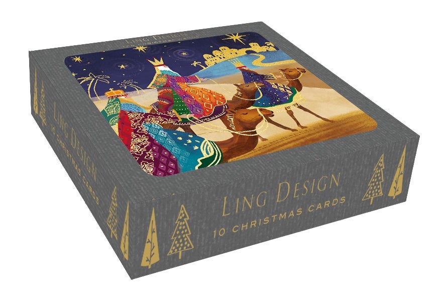 Julekort 10pk De tre vise menn