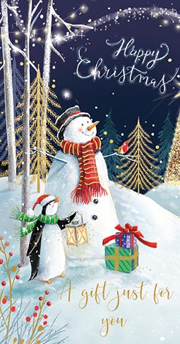 Julekort Christmas Friends Seddellomme