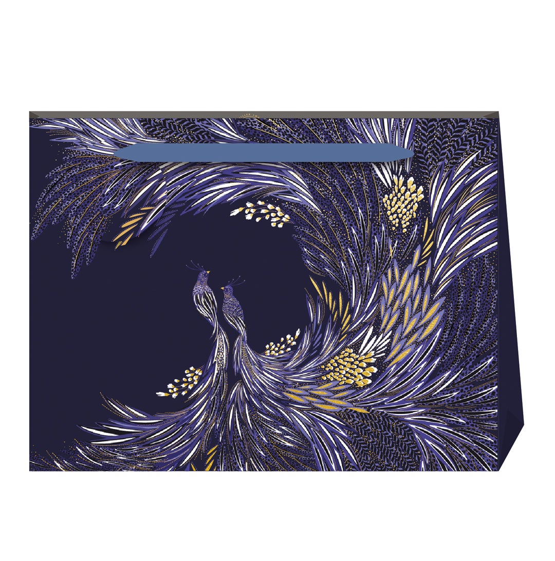 Gavepose Sara Miller Feather Swirl Indigo Shopper