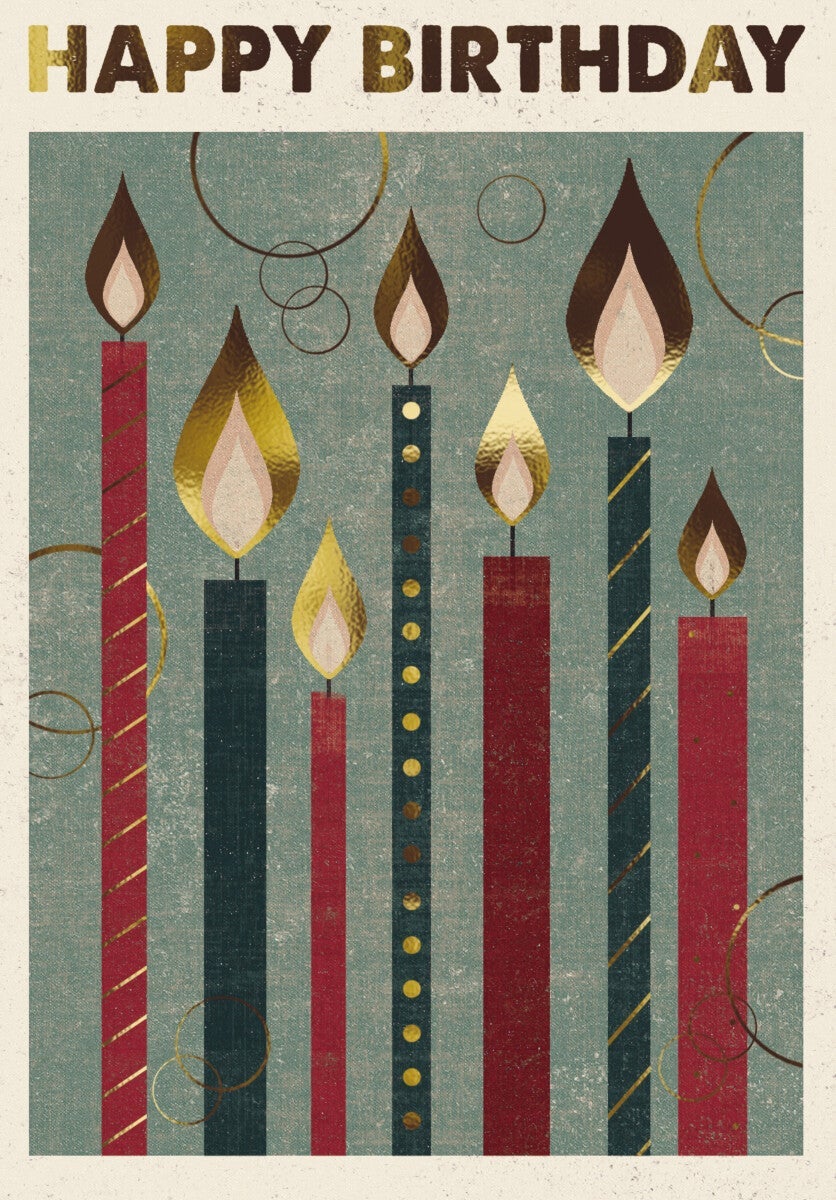 Kort Poster Print Candles
