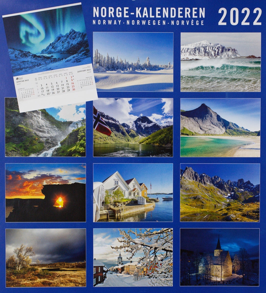 Kalender 2023 Norge Vest Stor