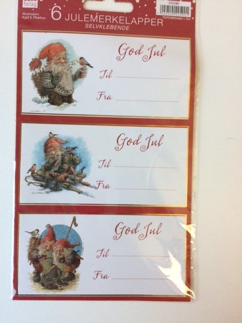 Merkelapper Midthun Selvklebende