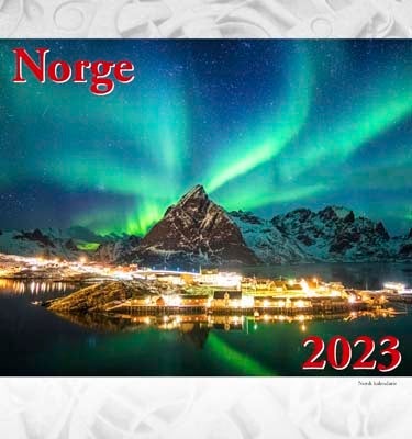 Postkortkalender 2023 Norge 15x16cm