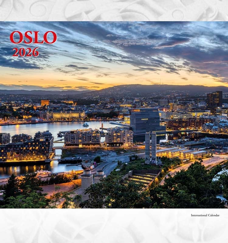 Oslo postkortkalender 2026