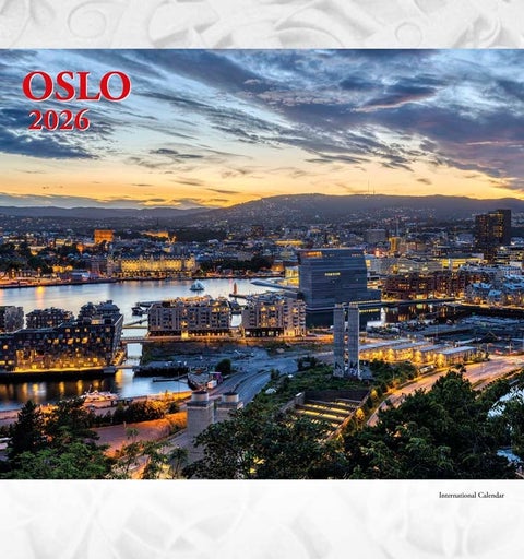 Oslo postkortkalender 2026