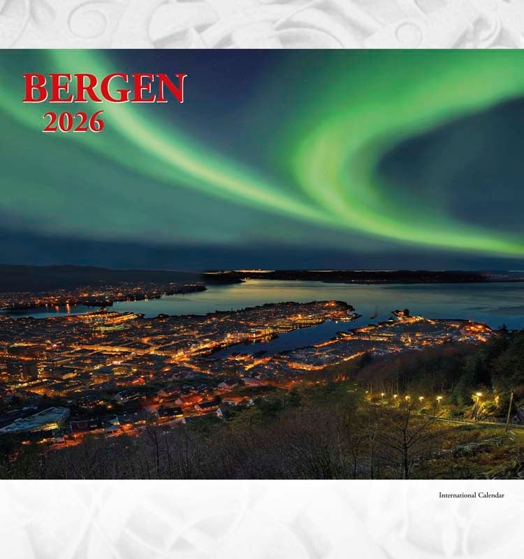 Bergen postkortkalender 2026