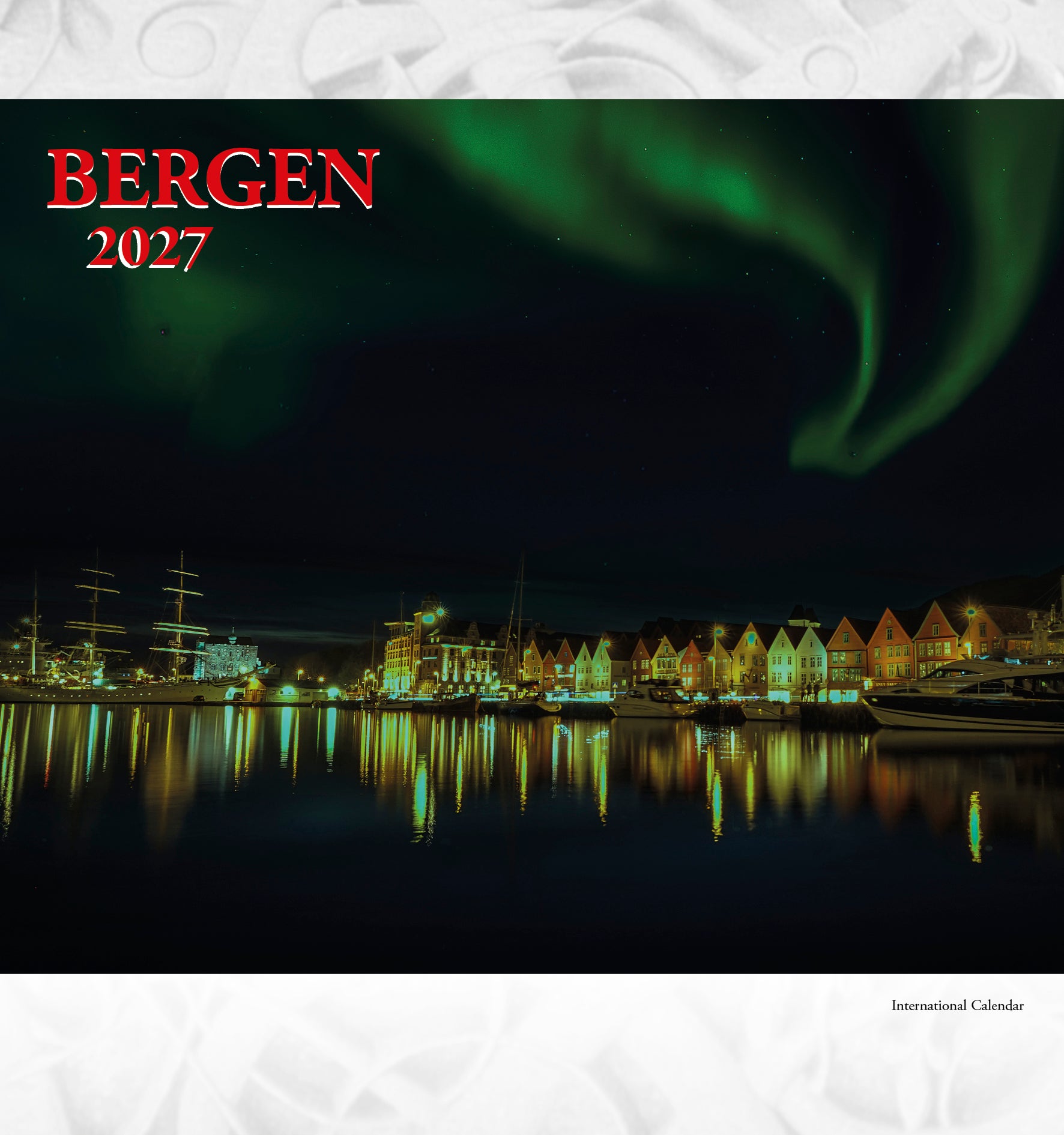Kalender Bergen 2027 internasjonalt kalendarie