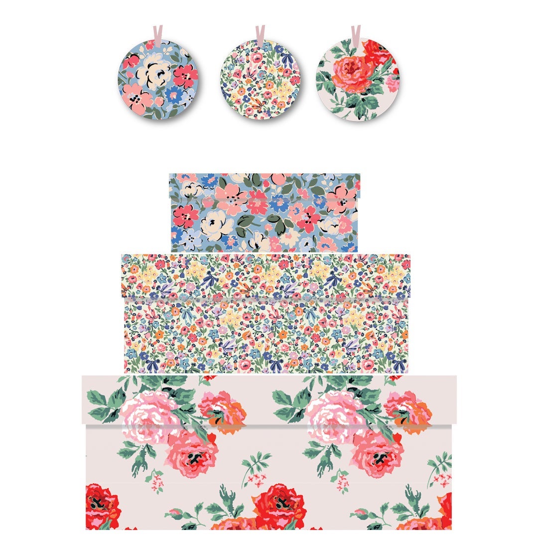 Gaveesker i sett på tre CK Archive Rose