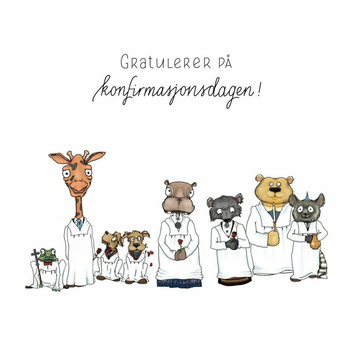 Kort konfirmasjon Konfirmanter Talén